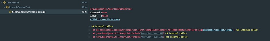 junit output example