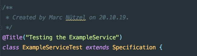 spock title example