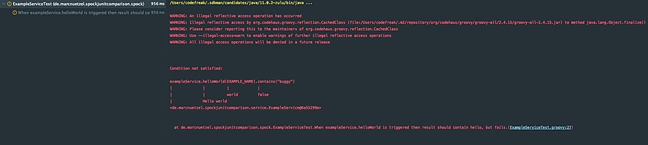 spock output example